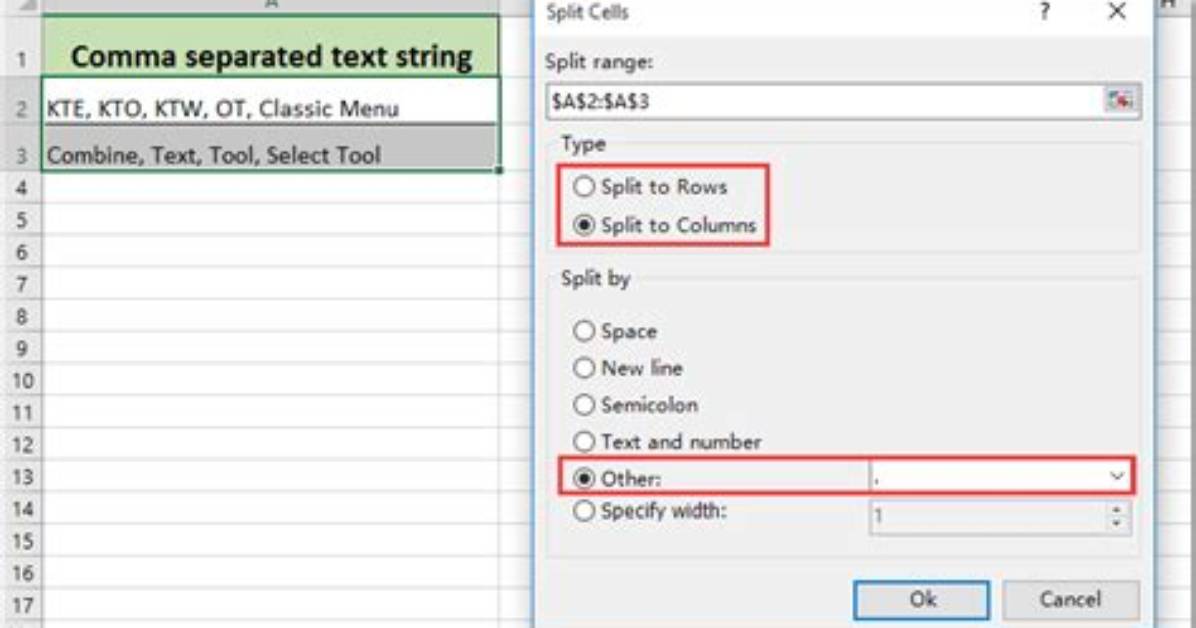 How to Split a Comma-Separated Value to Columns