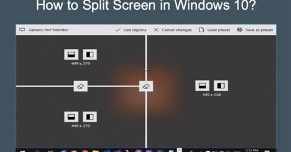 How to Split the Screen on Windows?