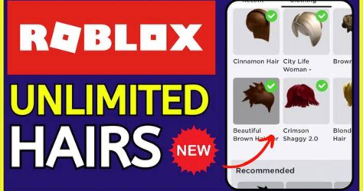 How to Stack Hairs in Roblox