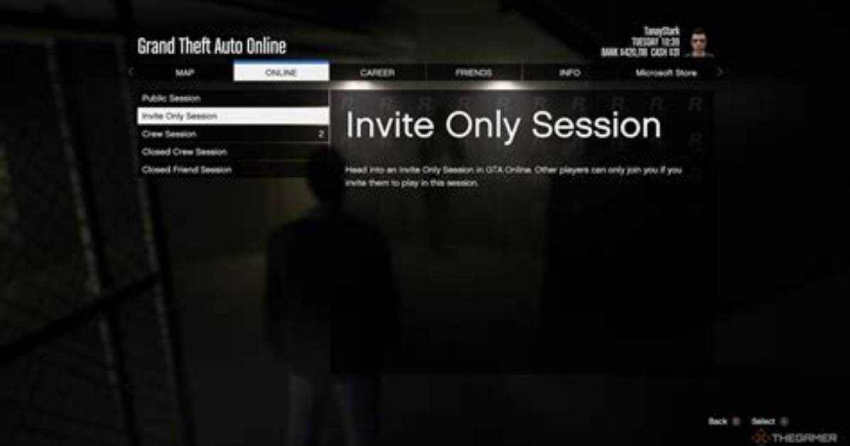 How to Start an Invite Only Session Gta Online