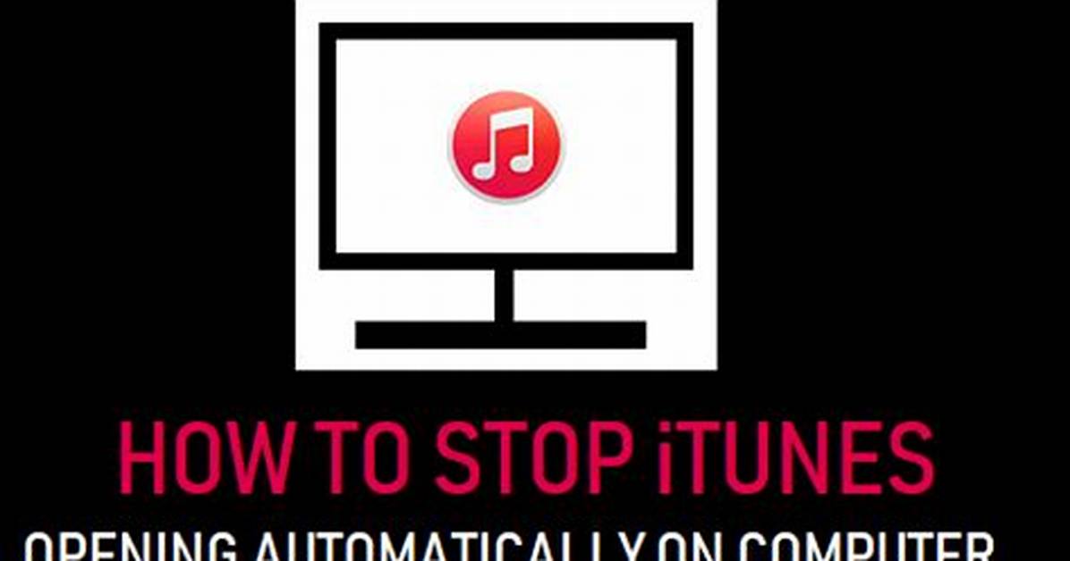 How to Stop Itunes from Opening When Iphone Is Connected Windows?
