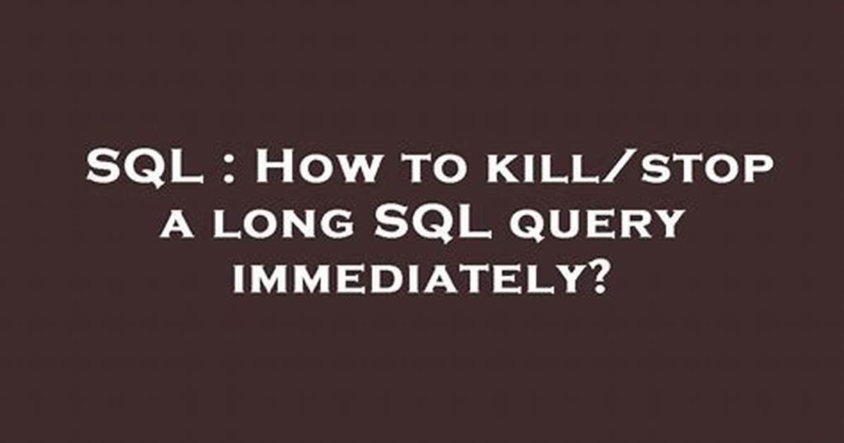 How to Stop/Kill a Query in Postgresql? [Duplicate]