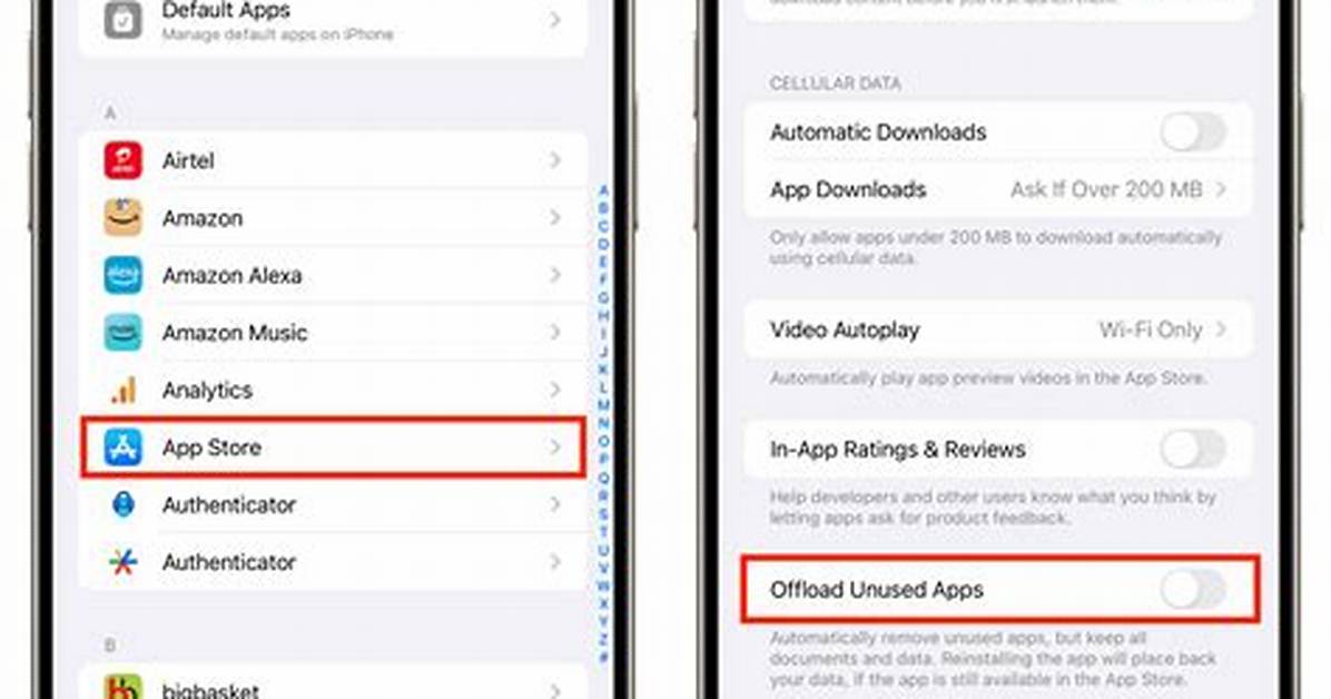 How to Stop Offloading Apps