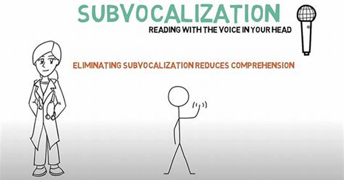 How to Stop Subvocalization When Reading?