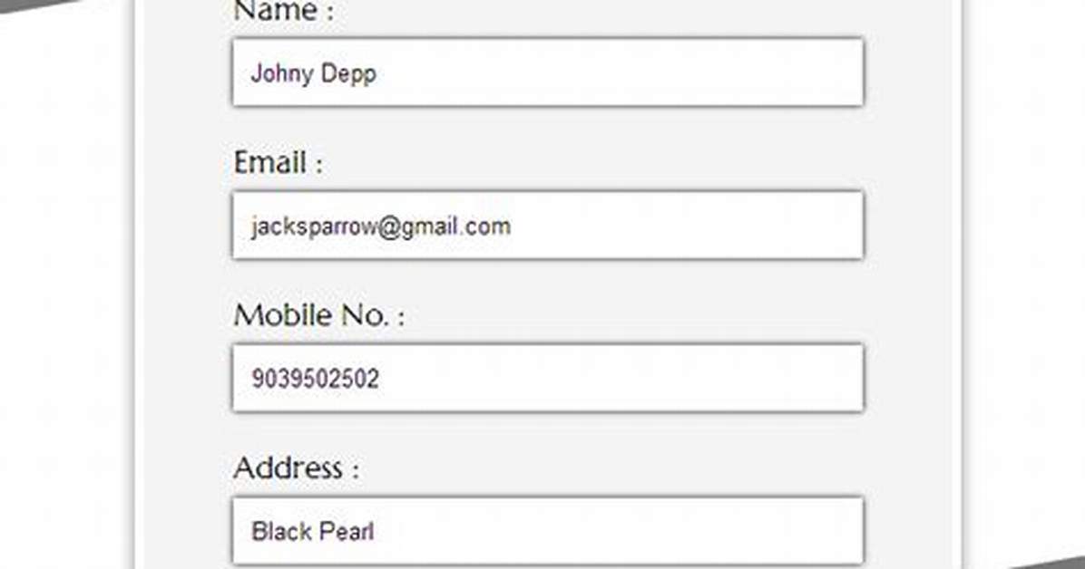 How to Submit an Html Form Without Redirection