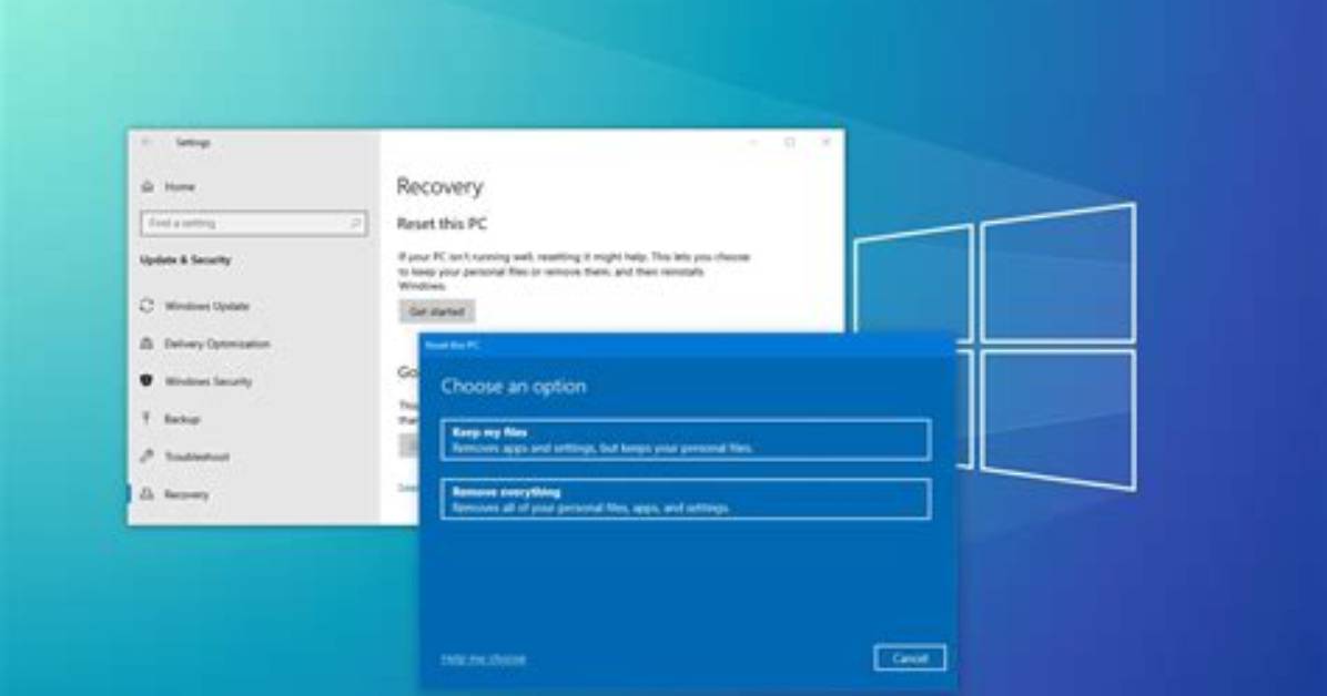 How to System Reset Windows 10?