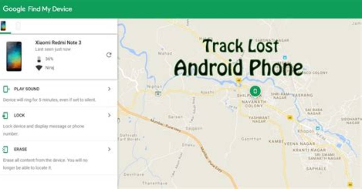 How to Track Lost Android?