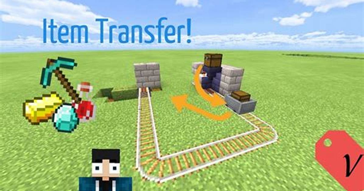 How to Transfer Items up in Minecraft