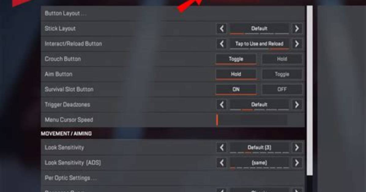 How to Turn on Aim Assist Apex Legends