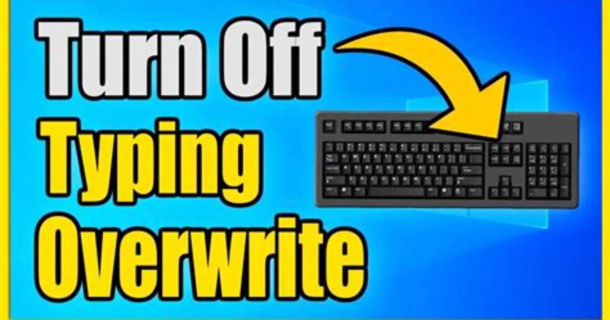 How to Turn Overtype off?