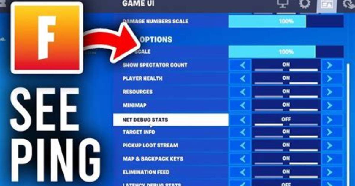 How to Turn Ping on Fortnite