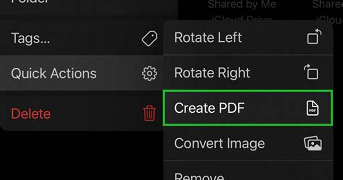 How to Turn Something into a Pdf on Iphone?