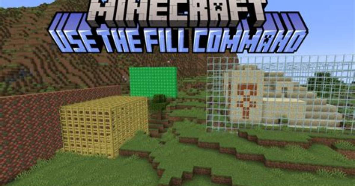 How to Undo a Fill Command in Minecraft