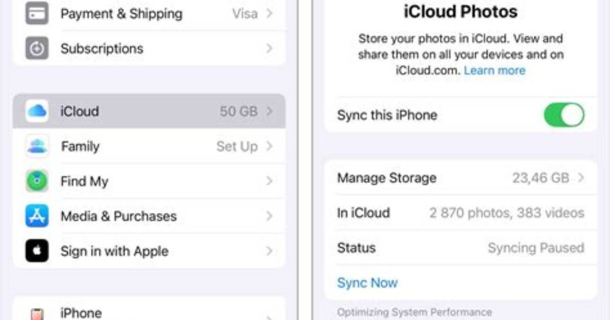 How to Undo Optimize Photos on Iphone?
