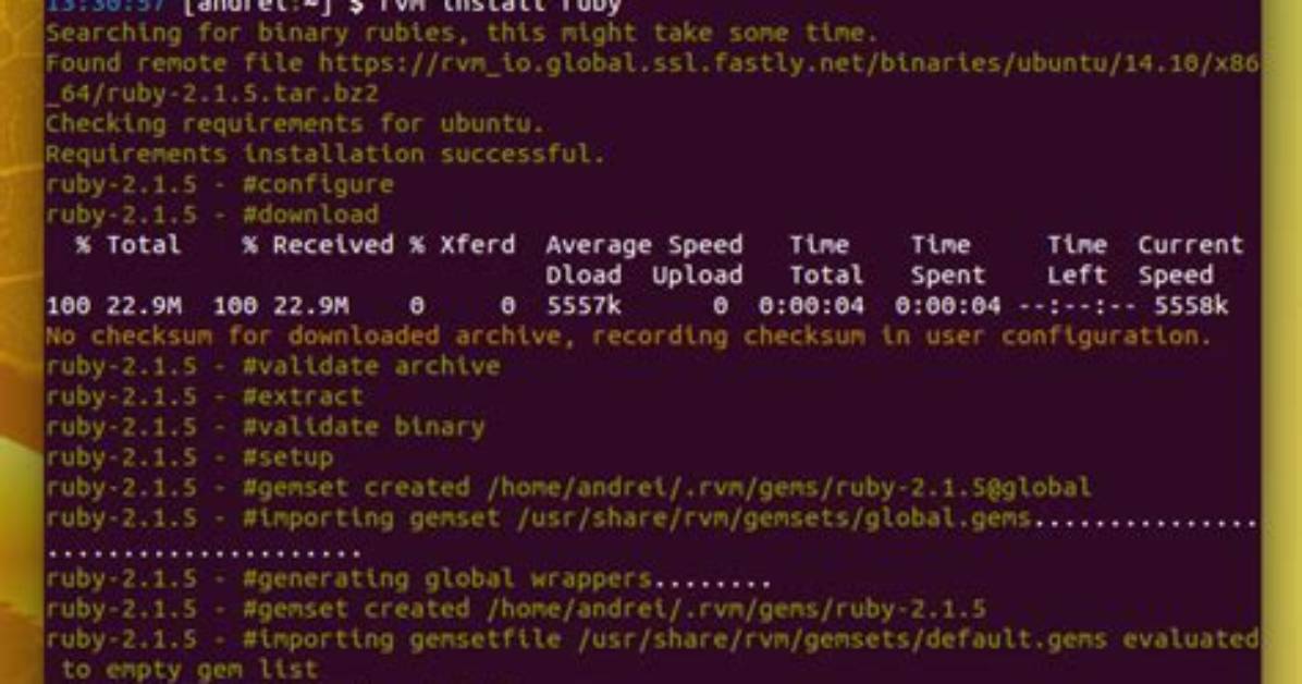 How to Uninstall Ruby from /Usr/Local?