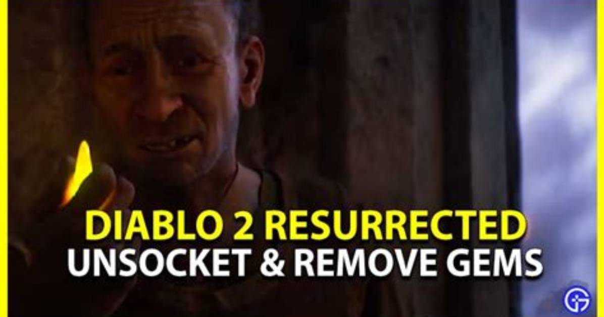 How to Unsocket & Remove Gems in Diablo 2 Resurrected