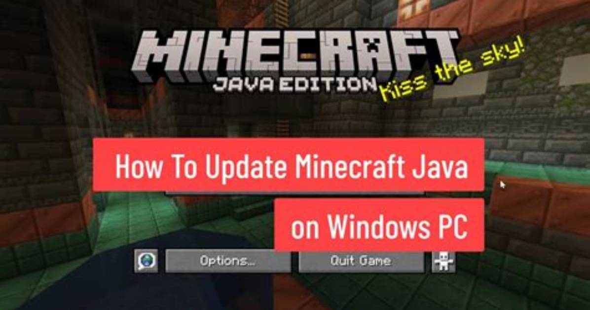 How to Update Java Minecraft