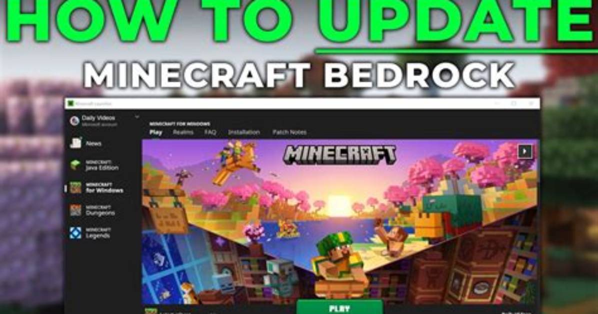 How to Update Minecraft