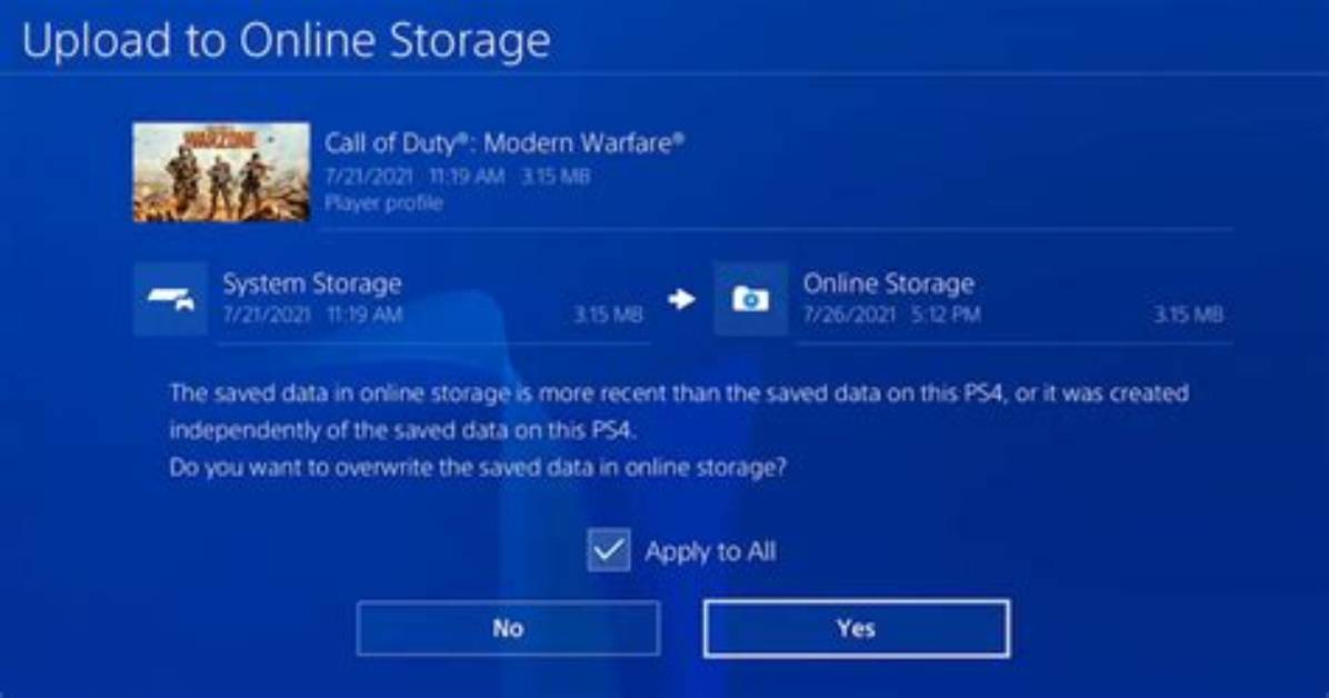 How to Upload Ps4 Data to Cloud?