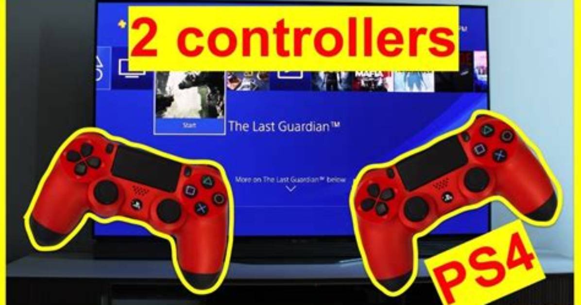 How to Use 2 Controllers on Ps4?