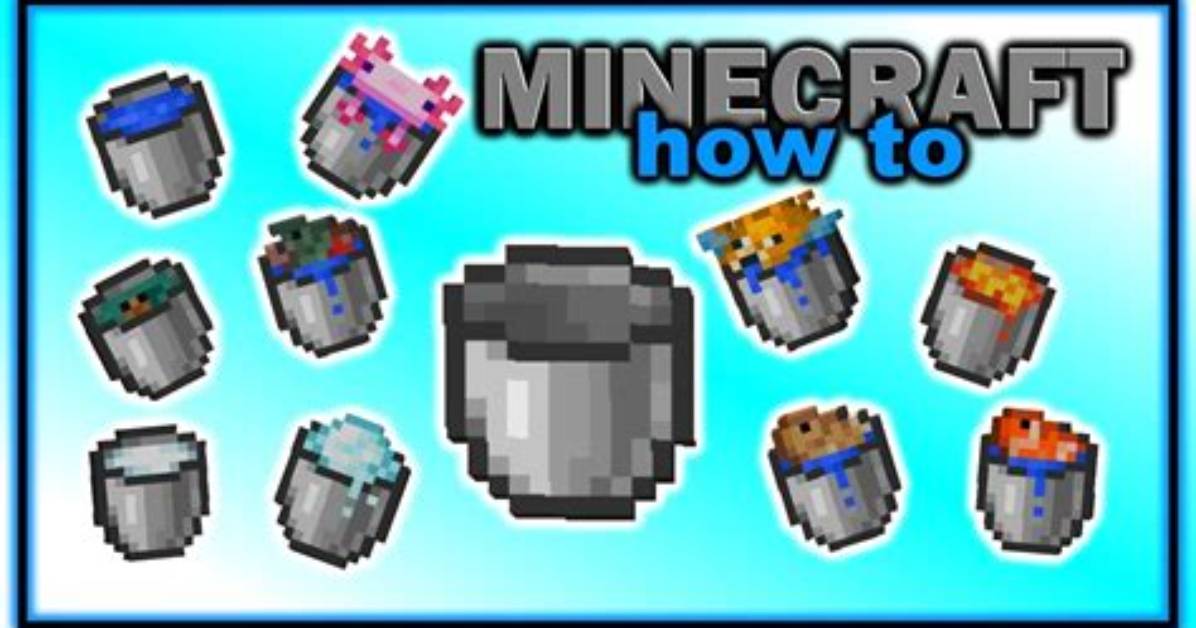 How to Use a Bucket in Minecraft Pe