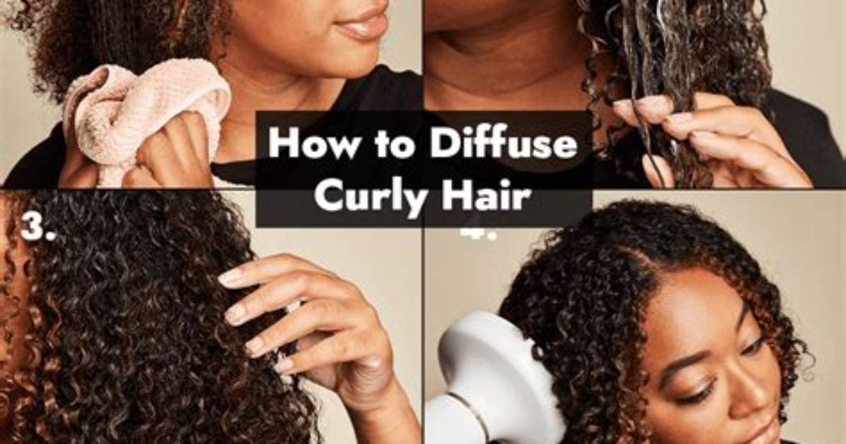 How to Use a Diffuser on Curly Hair
