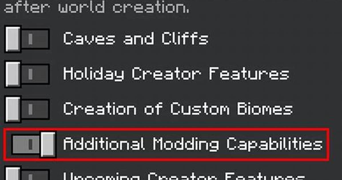 How to Use Additional Modding Capabilities in Minecraft