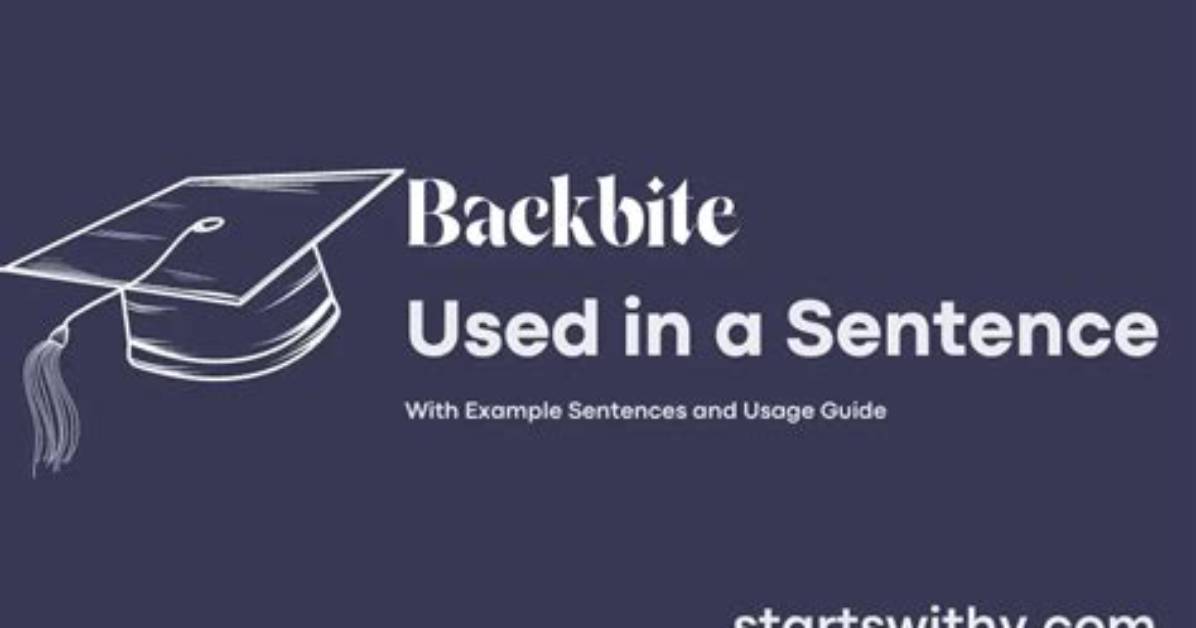 How to Use Backbite?