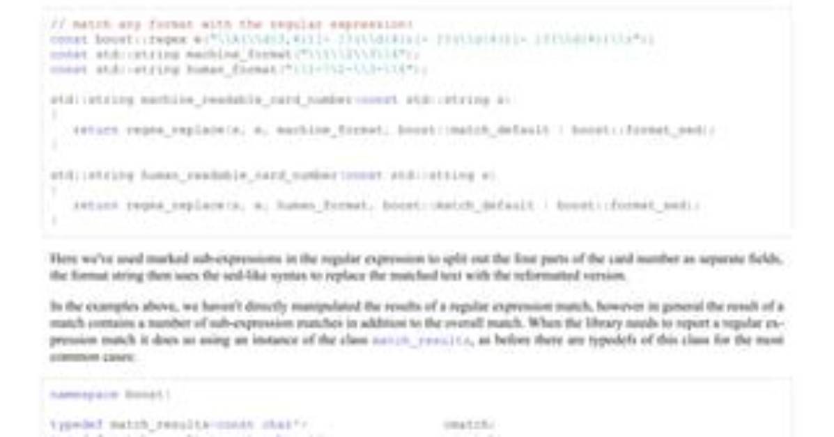 How to Use Boost Regular Expression Replace Method?