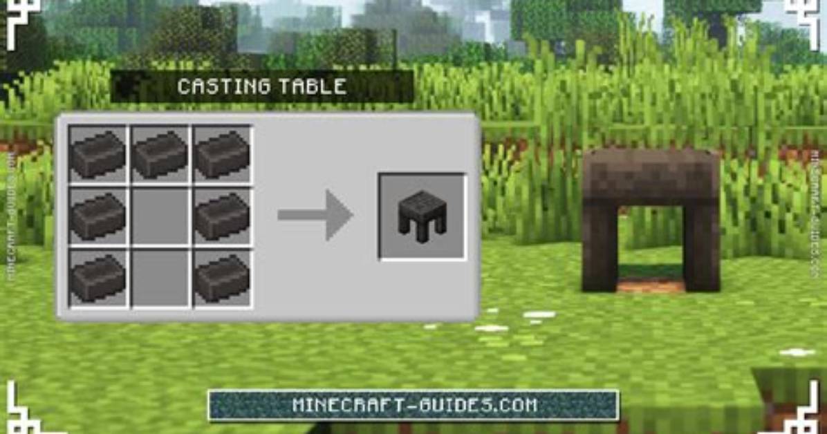 How to Use Casting Table Minecraft