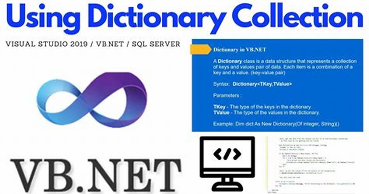 How to Use Dictionary in Vb. Net?