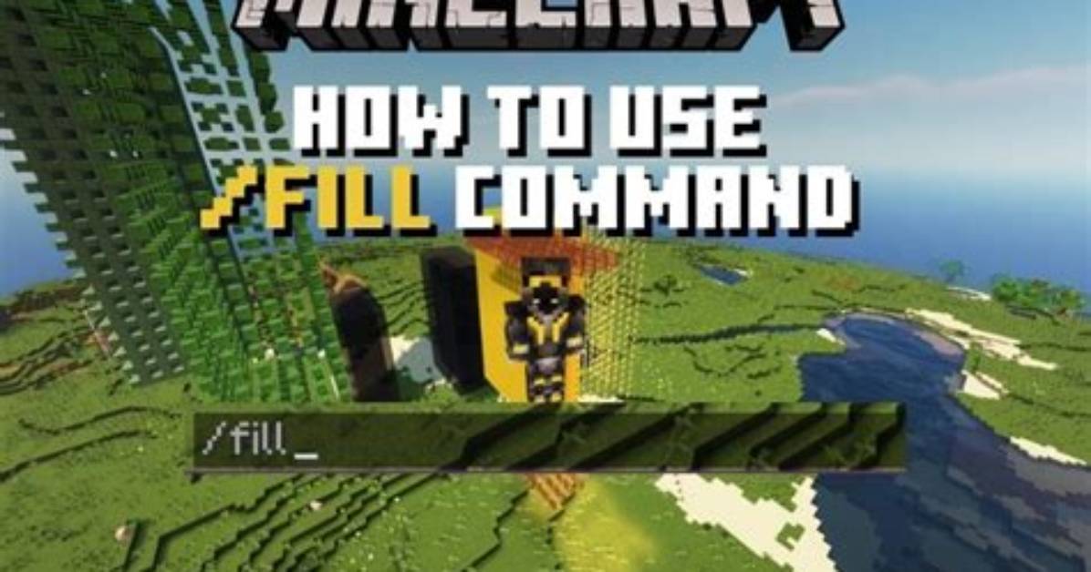 How to Use Fill Command Minecraft