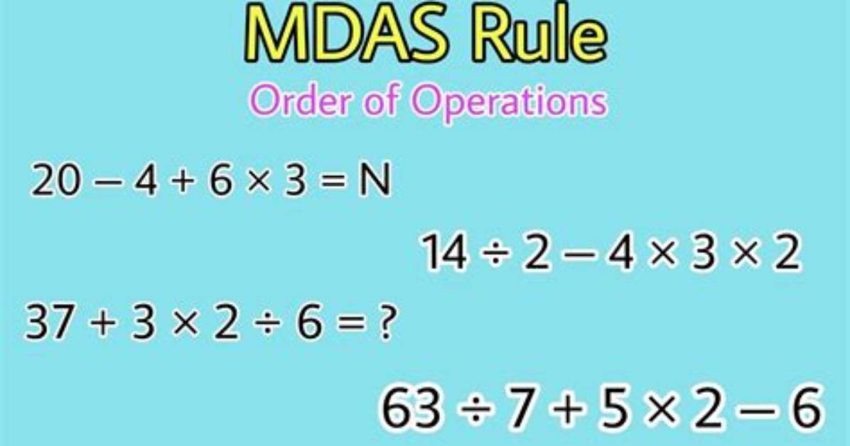 How to Use Mdas Rule?