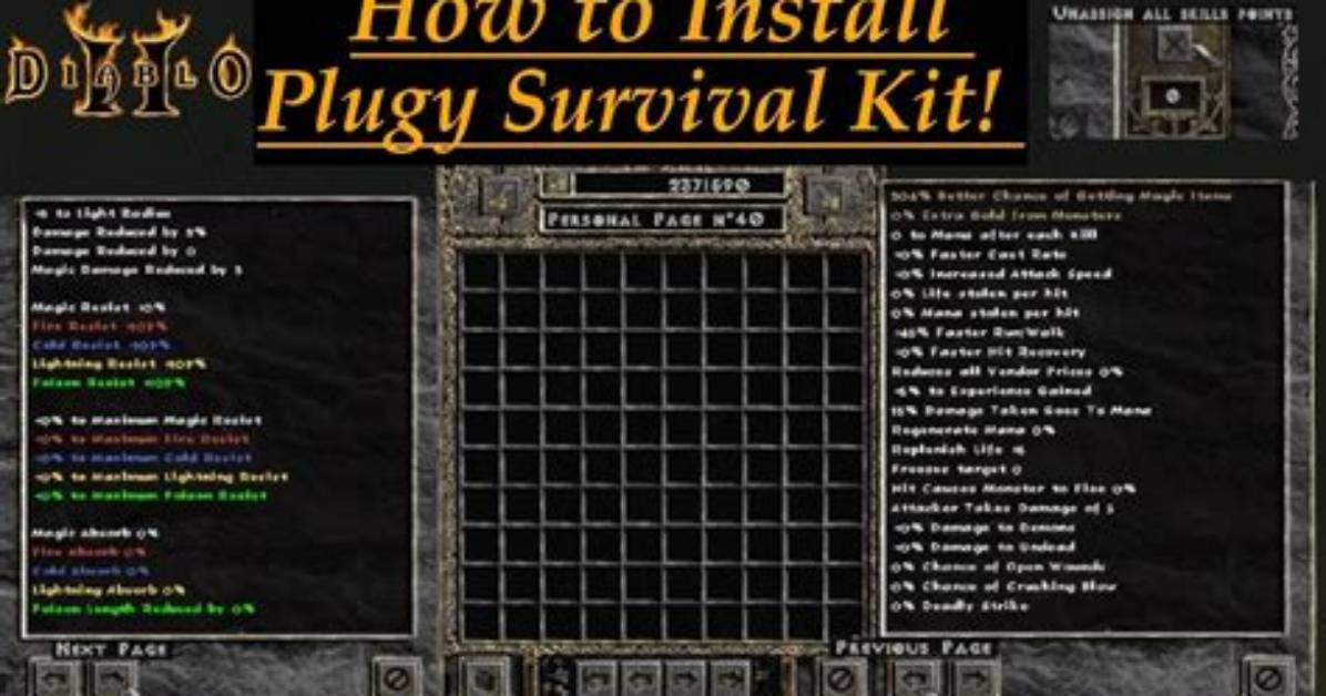 How to Use Plugy Diablo 2