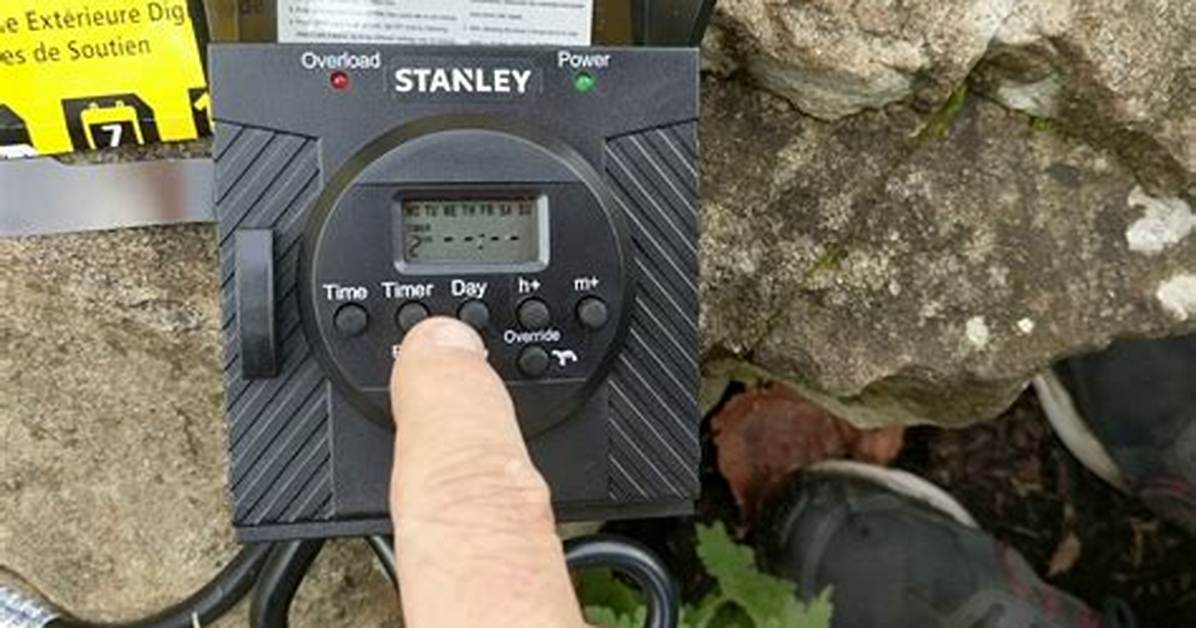 How to Use Stanley Timer