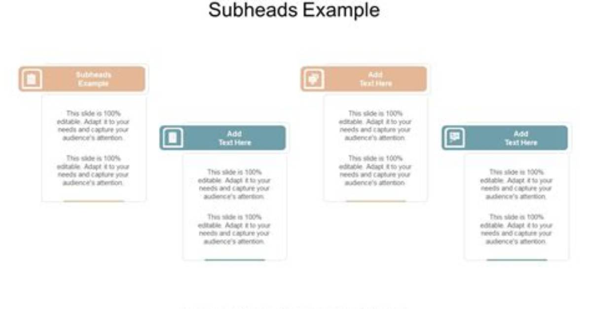 How to Use Subhead?