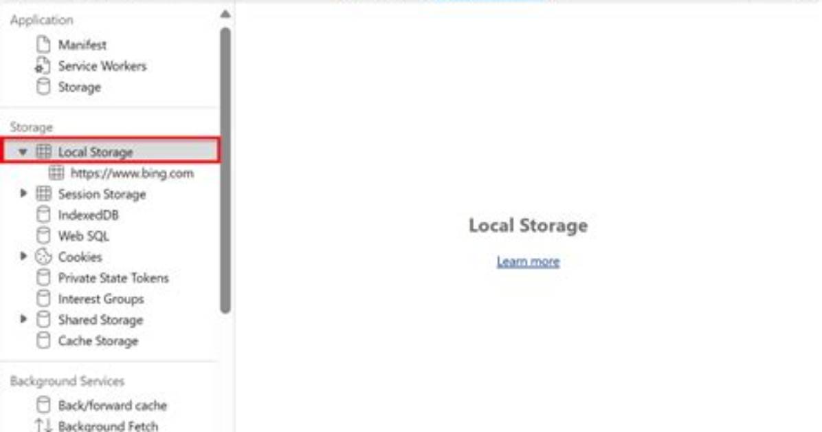 How to View or Edit localStorage