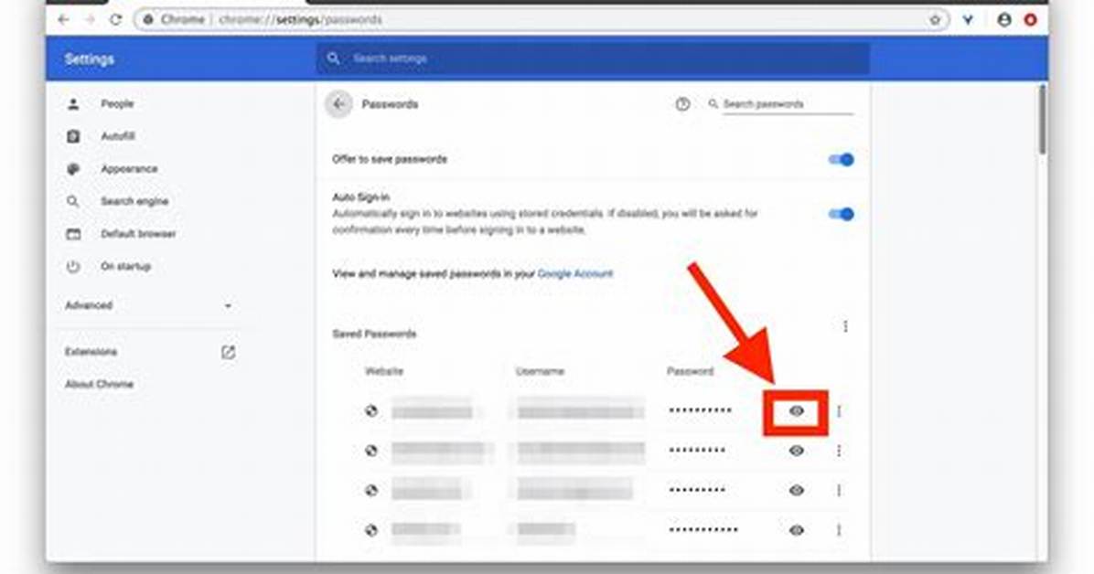 How to View Saved Passwords?