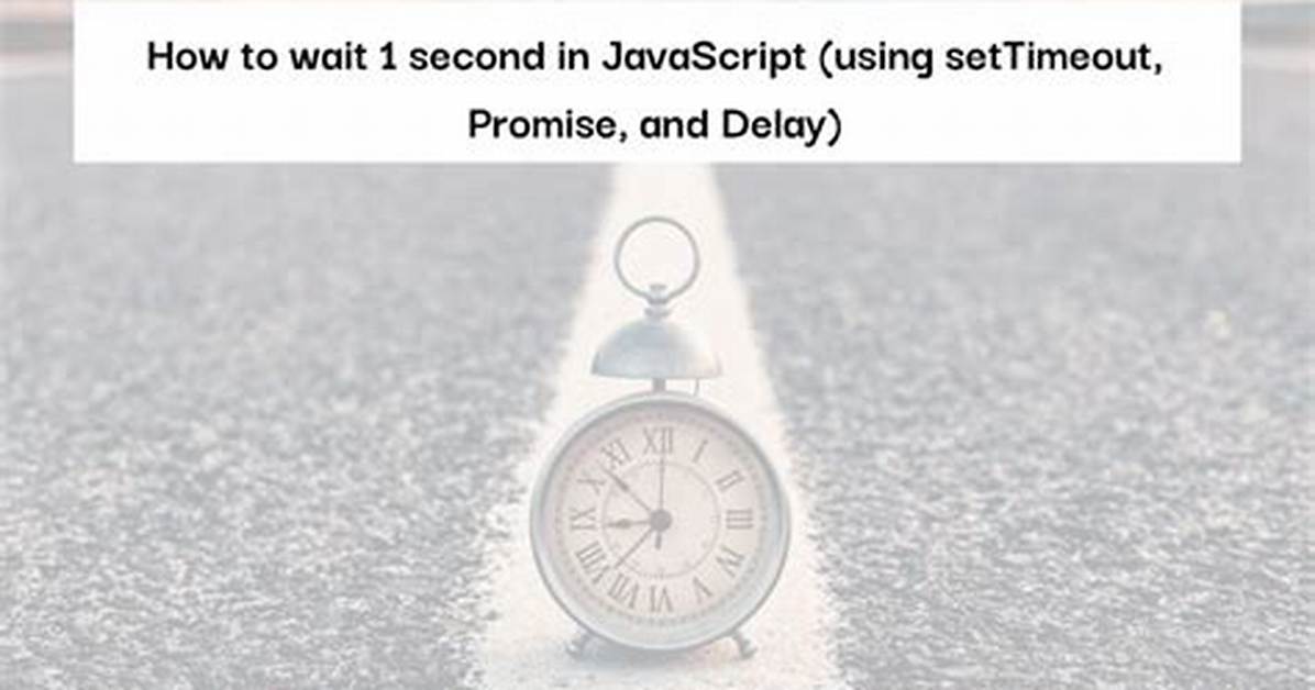 How to Wait for a Javascript Promise to Resolve Before Resuming Function?