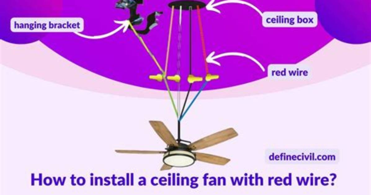 How to Wire a Ceiling Fan with Light
