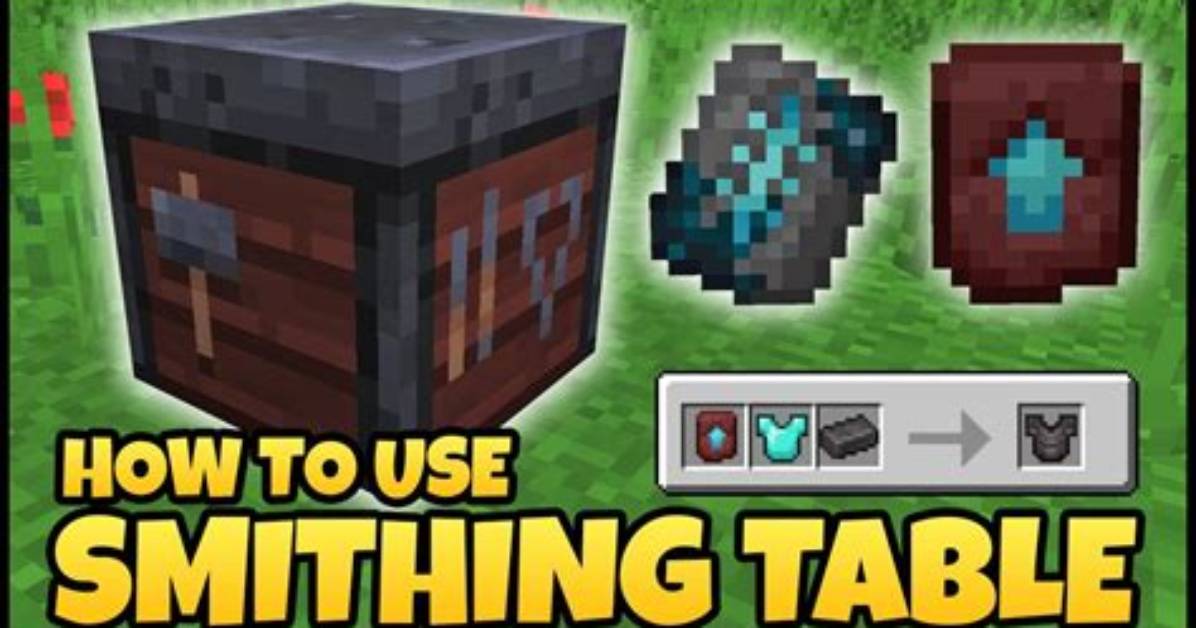 How to Work a Smithing Table in Minecraft