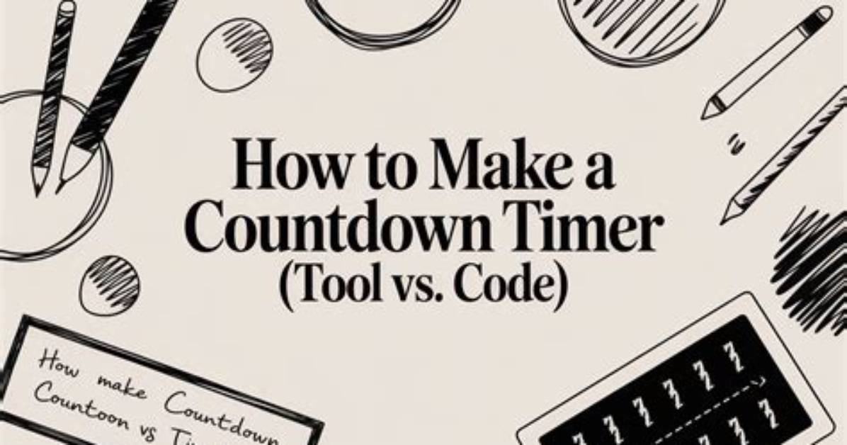 How to Write a Countdown Timer in Javascript? [Closed]