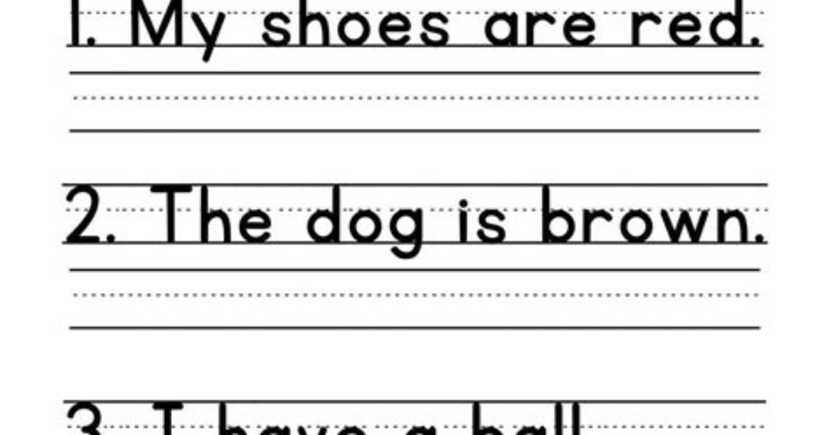 How to Write a Sentence?