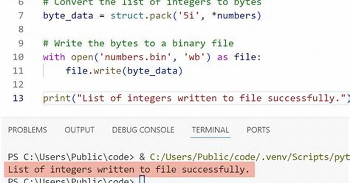 How to Write Bytes to File?