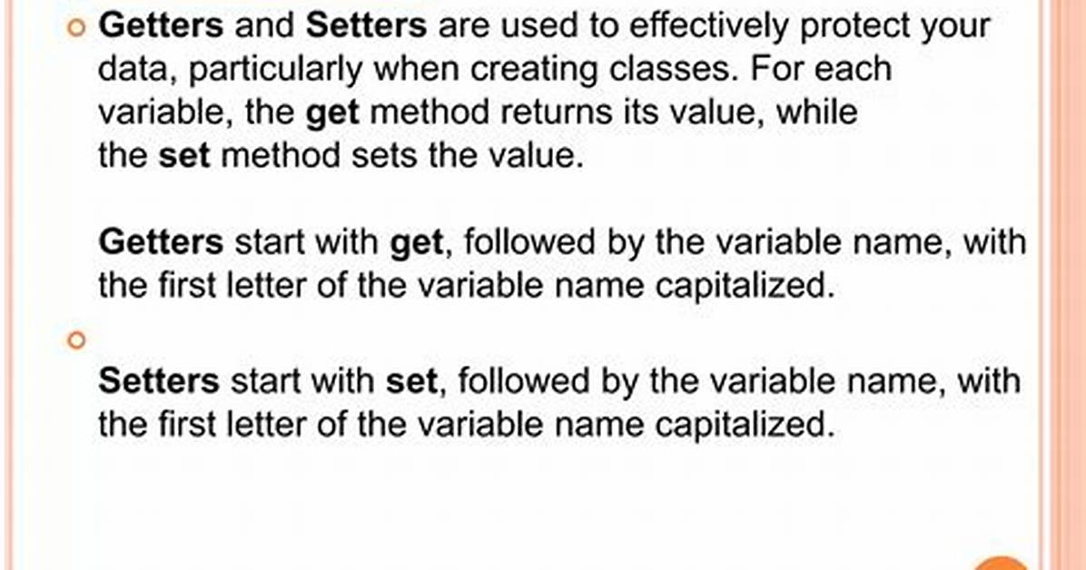 How to Write C++ Getters and Setters