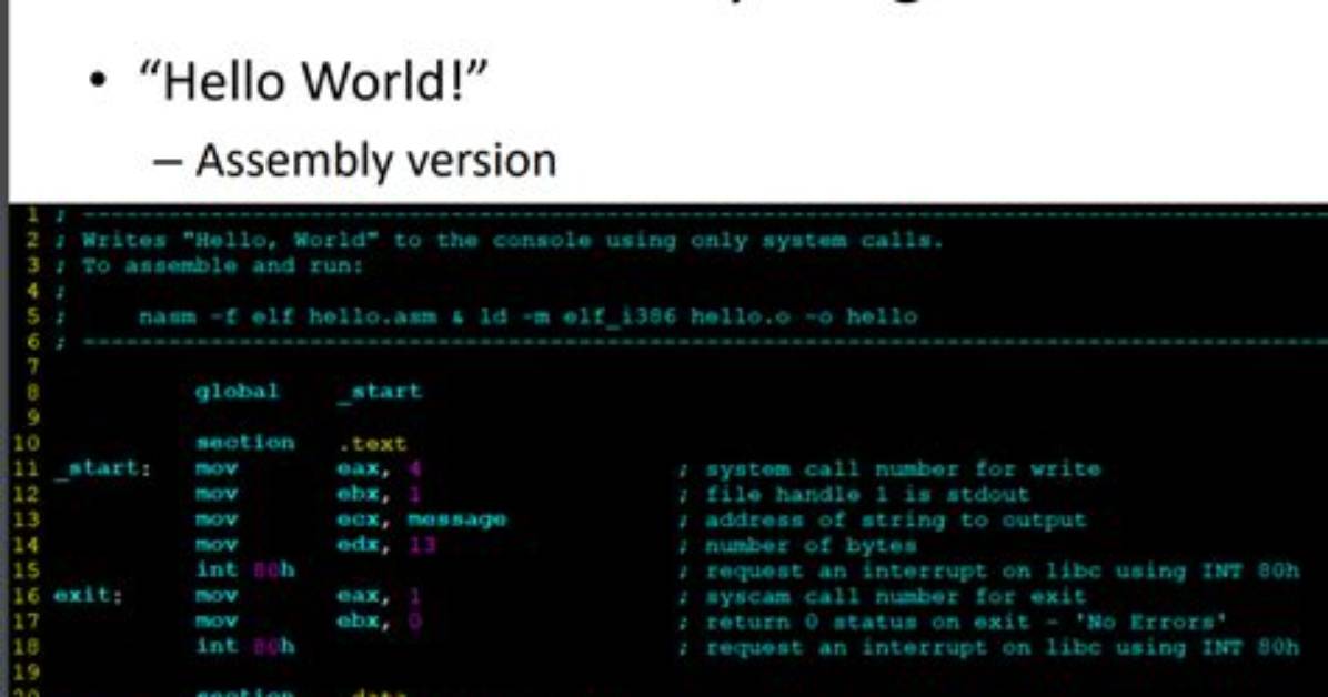 How to Write Hello World in Assembler Under Windows?