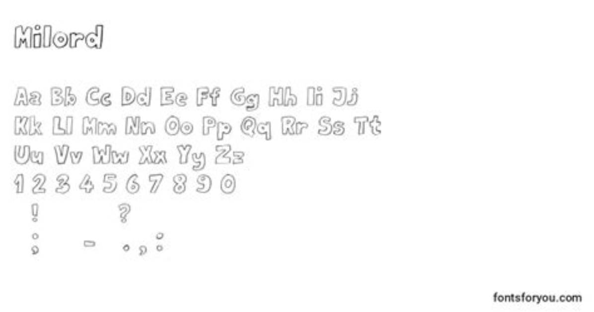 How to Write Milord?