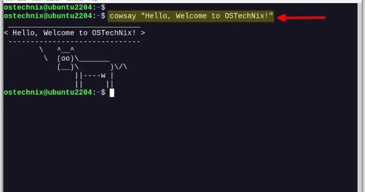 How Use Cowsay Command in Linux?