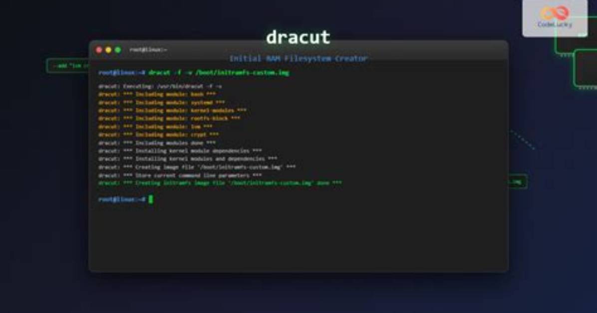 How Use Dracut Command in Linux?