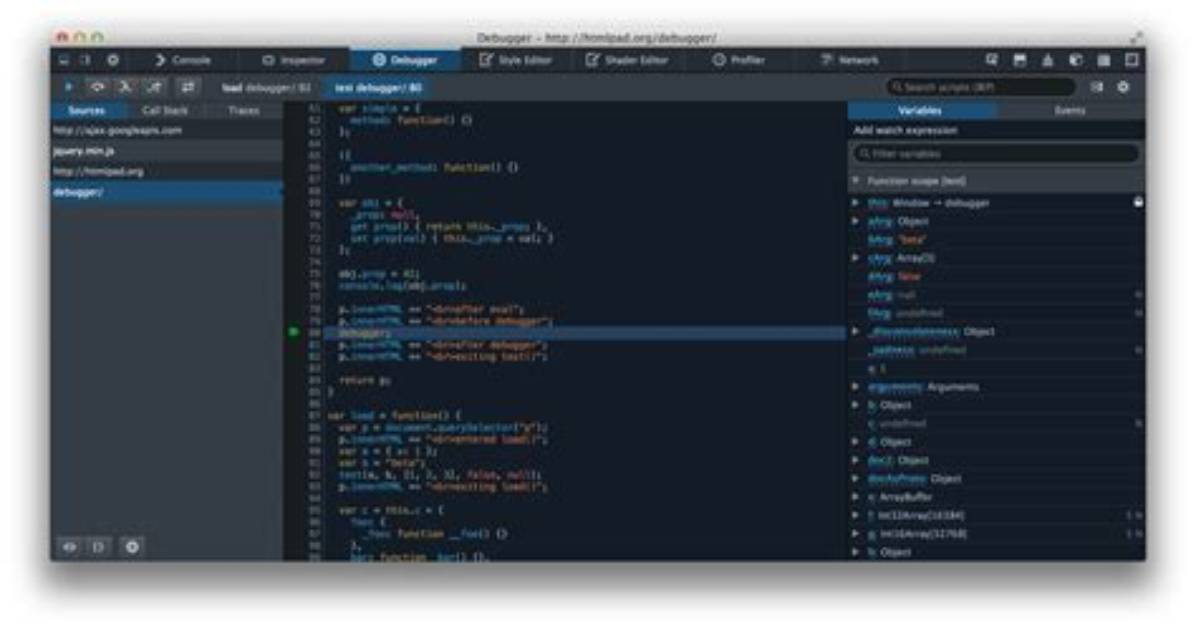 How Use Javascript Debugger in Firefox